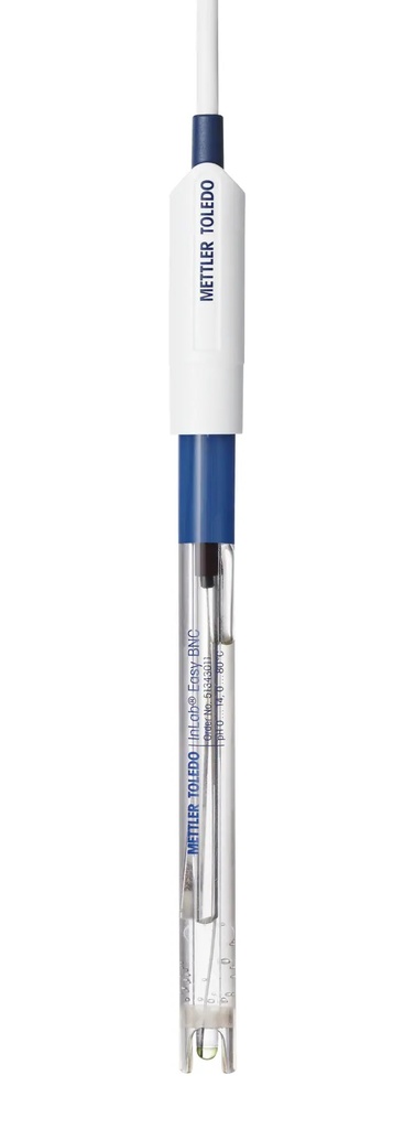 pH-elektrod, Mettler-Toledo InLab Easy, plast, gel, BNC 1,2 m