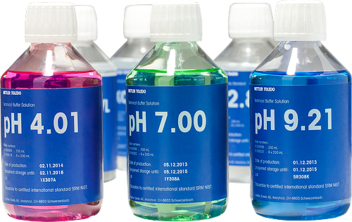 Buffert, teknisk, Mettler-Toledo, pH 4,01 ±0,02, 25 °C, 250 mL