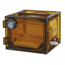 LLG exsickator, PC, kubformad, 23 lit., brun