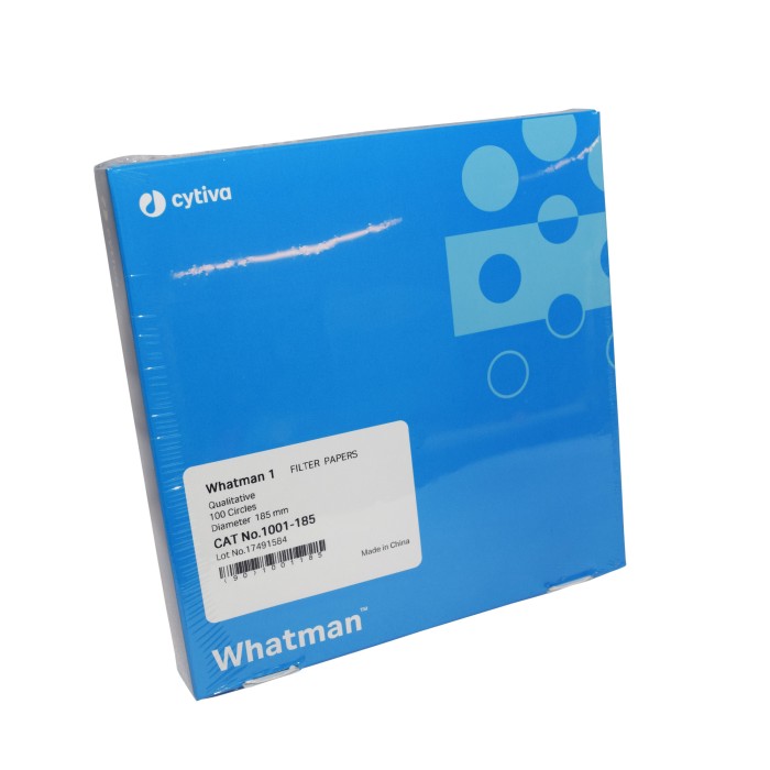 Rundfilter, Whatman, kvalitativt, Grade 1, Ø70 mm, 11 µm, 100 st.
