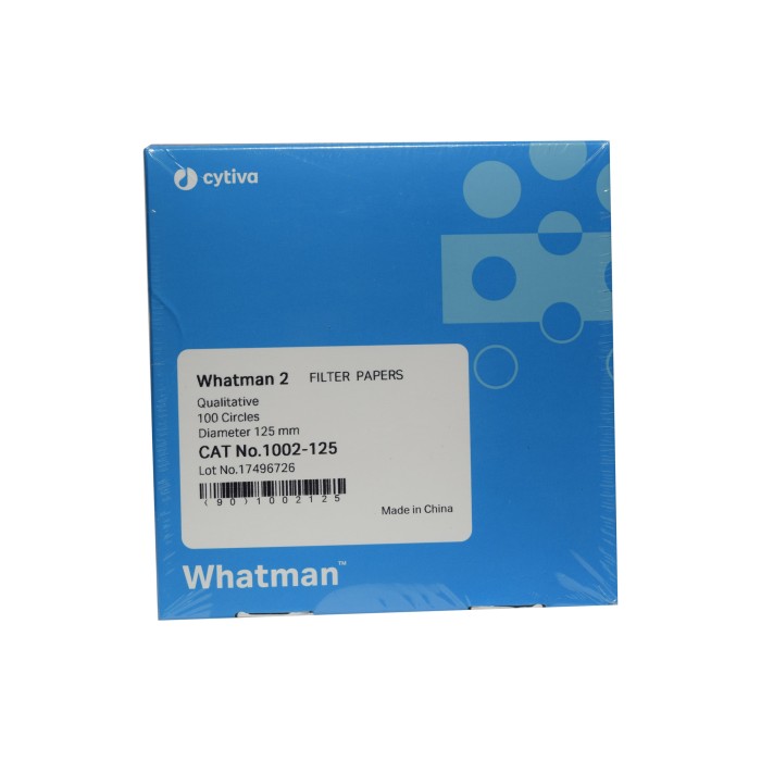 Rundfilter, Whatman, kvalitativt, Grade 2, Ø70 mm, 8 µm, 100 st.