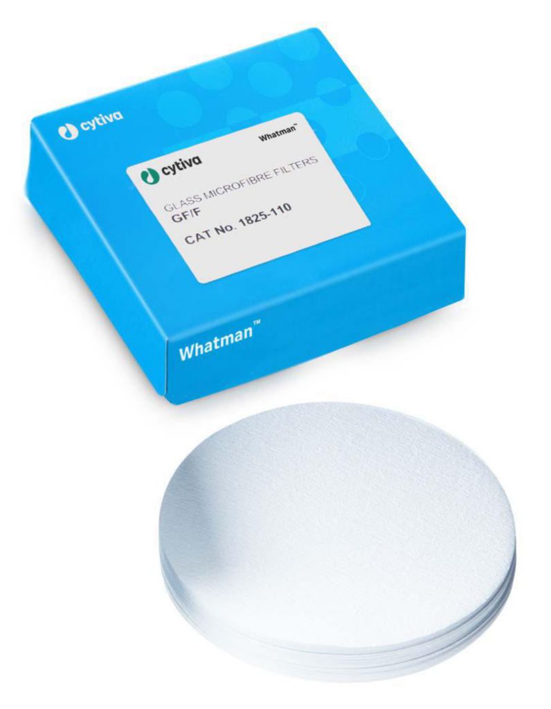 Rundfilter, glasfiber, Whatman, Grade GF/F, Ø110 mm, 0,7 µm, 25 st.