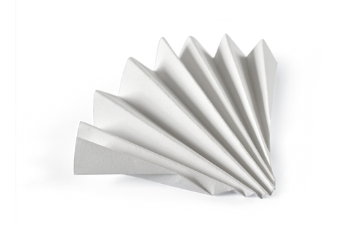 Veckfilter, Whatman, kvalitativt, Grade 595 ½, Ø320 mm, 4-7 µm, 100 st.