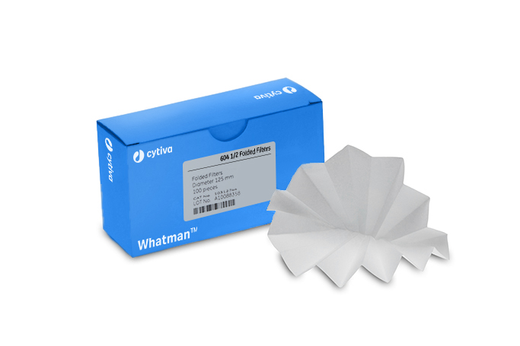 Veckfilter, Whatman, kvalitativt, Grade 604 h ½, Ø320 mm, 25 µm, 100 st.