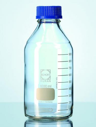 BlueCap flaska, DURAN, med blått lock, 750 ml