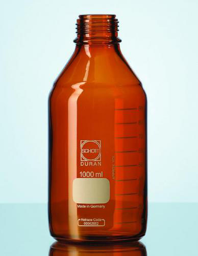 BlueCap flaska, DURAN, brun, utan lock, 250 ml