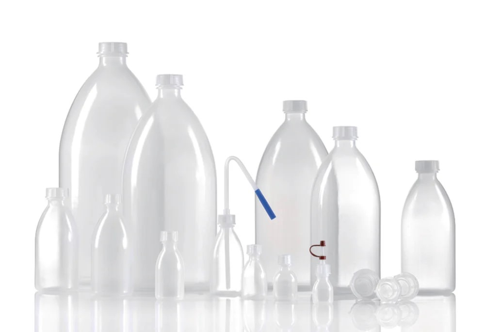 Flaska, PE, mjuk, smal hals, utan lock, 3000 ml