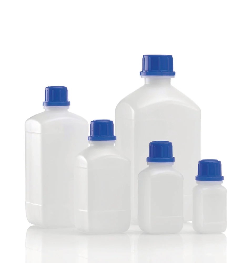 Flaska fyrkantig, PE-HD, utan lock, 2500 ml