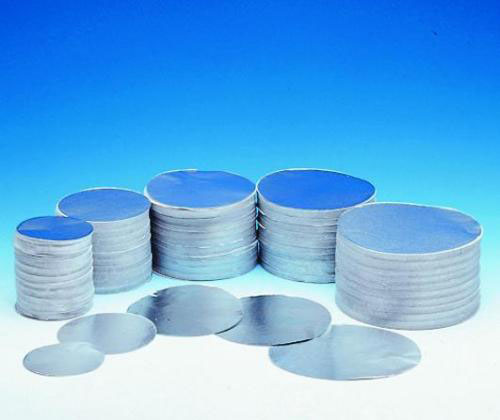 Rund aluminumplatta, 0,03 mm, Ø80 mm