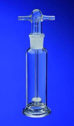 Gastvättflaska, NS 29/32, por.1, 25x250 mm, 250 ml