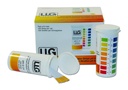 pH-indikatorpapper, LLG Premium, strips, pH 0 - 14, PlopTop, 100 st.