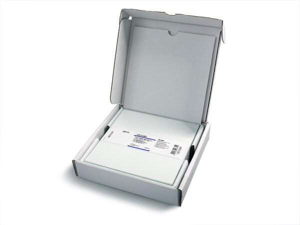 TLC-plattor, Merck Silica gel 60 F254, Glas, 20x20 cm, 25 st.