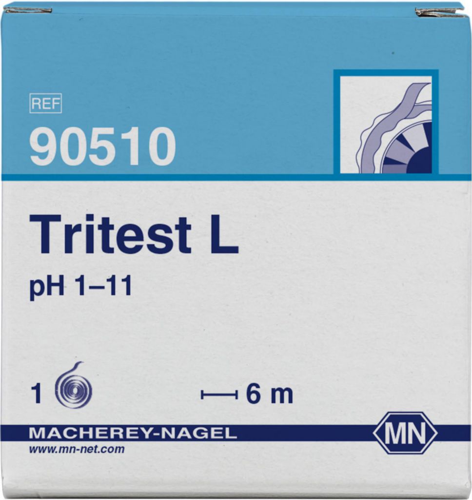 [9130360] pH-indikatorpapper, Macherey-Nagel Tritest L, pH 1 - 11, 6 m