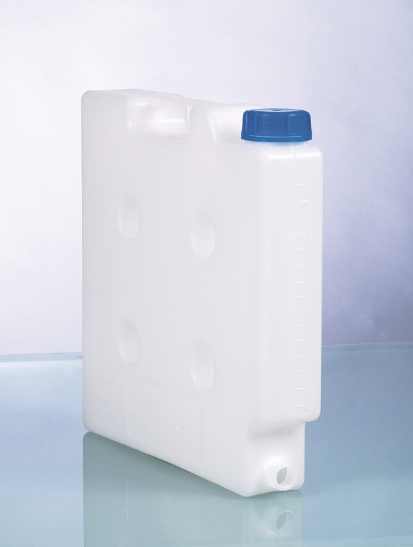 Dunk, PP, fyrkantig, smal, m/gänghål, 5 liter