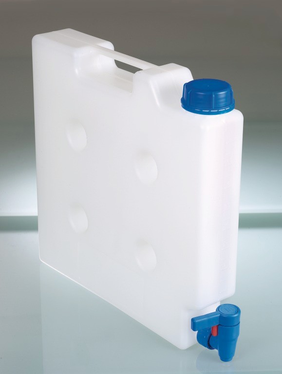 Dunk, PP, fyrkantig, smal, m/Compact kran, 5 liter