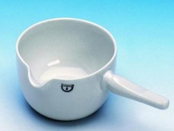 Gryta, porslin, 140 ml, Ø80 mm, med handtag