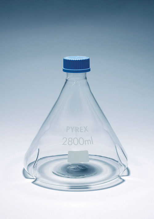 Fernbach flaska, GL45 gänga, 2800 ml