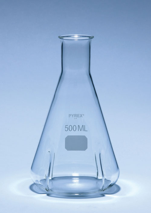 Kolv med bafflar, 250 ml