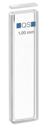 Makro-kyvett, absorption, kvarts, 1 mm, 350 µl