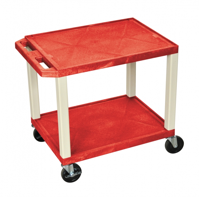 [9148205] Rullbord WT 26, 2 röda hyllor