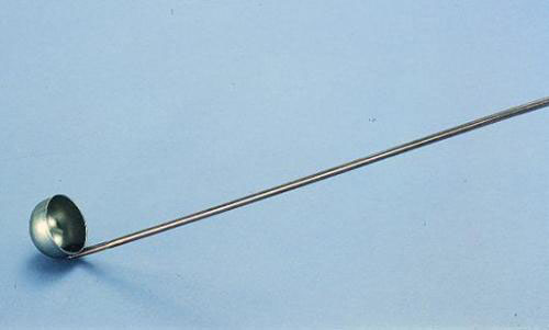 Deflagrating spoon,steel,diam. 16 mm,length 450 mm