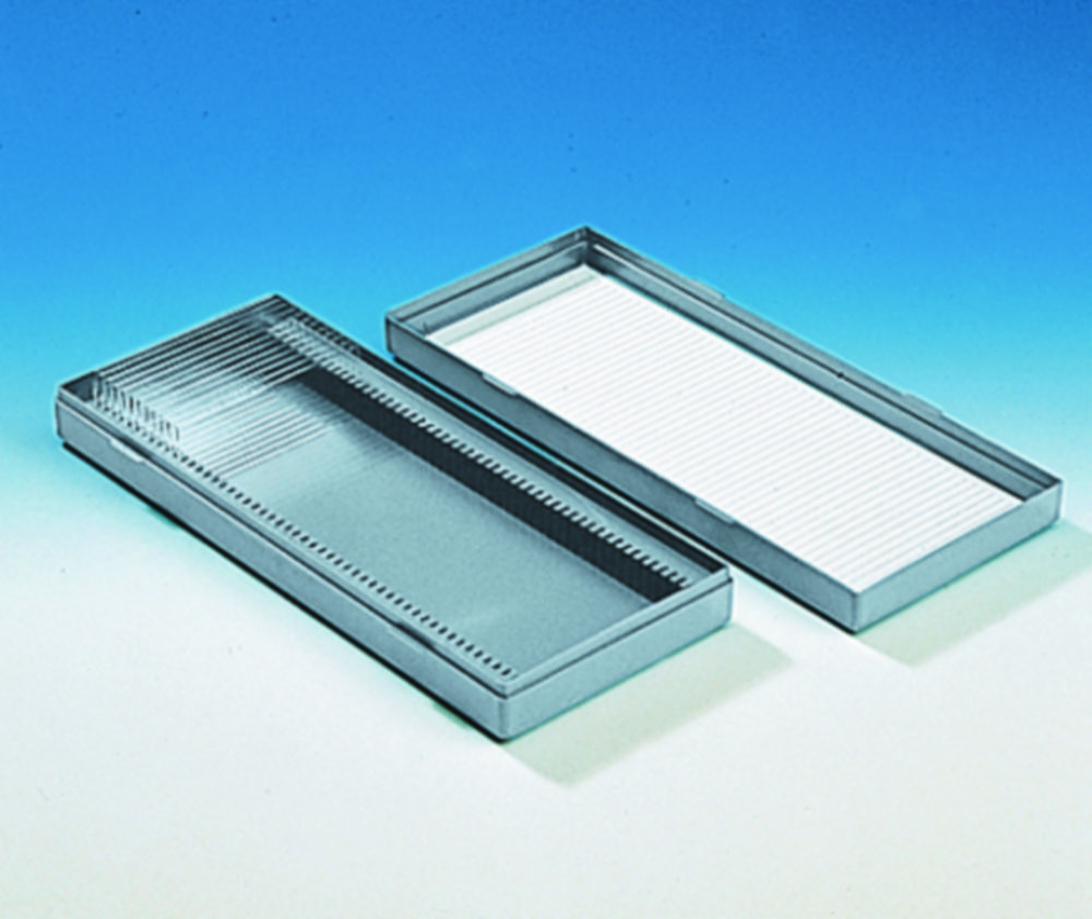 Objektglasbox, Kartell, i PS till 50 objektglas