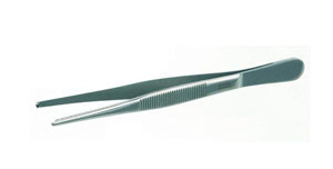 Pincett med "tänder", rak, 145 mm