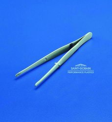 Pincett, PTFE belagd, trubbig, 115 mm