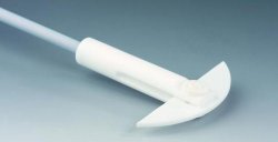 Bladomrörare, halvmånformad, PTFE, 510xØ10 mm