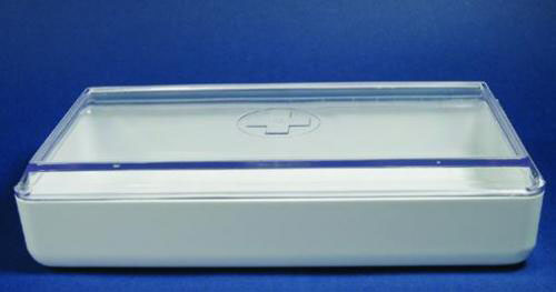 Instrumentbox, melamin, utan lock,  350x250x100 mm