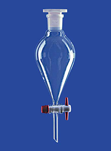 Separertratt, 2000 ml, konisk, ej grad., PTFE kran