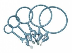 Stativring, stål, med muff, Ø100 mm