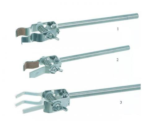 Micro clamps 18/8 steel jaw opening 0-20mm, type 3