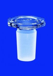 Glaspropp NS10/19 DURAN glas, solid