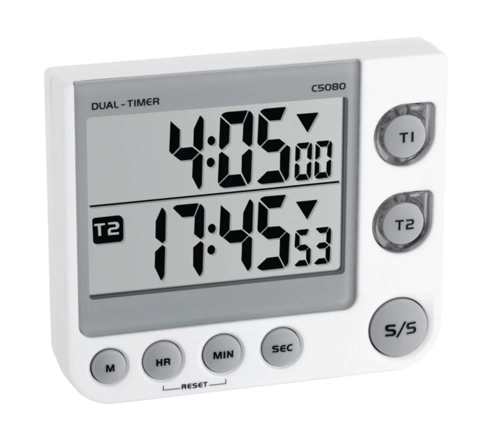 Electronical dual Timer and stop watch