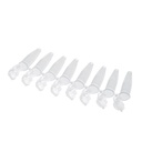 [9283622] PCR-strips med lock, Eppendorf, klar 8 x 0,2 ml