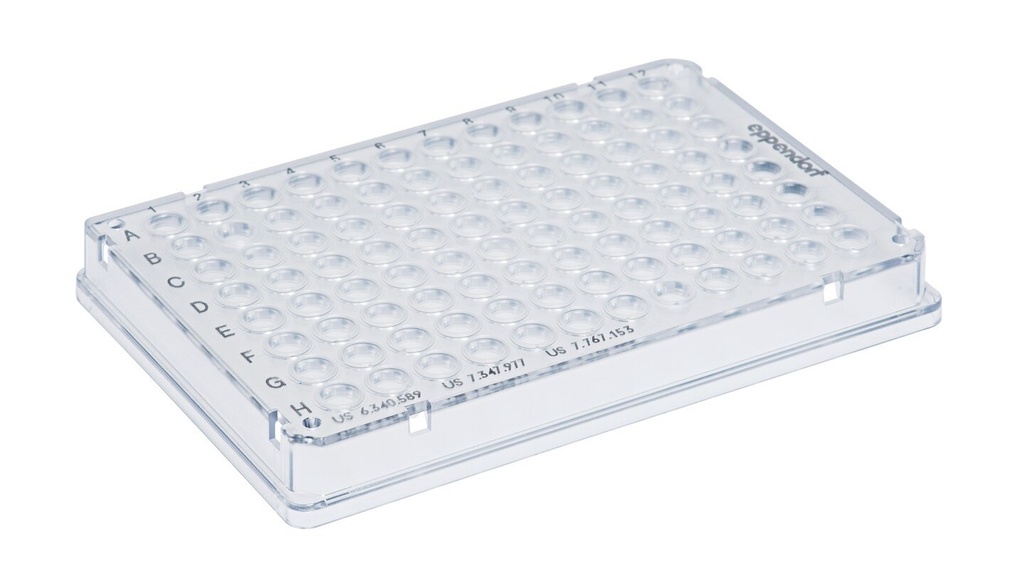 [9283661] PCR-plattor, Eppendorf Twin.tec 96, med sidor, klar, 150µl