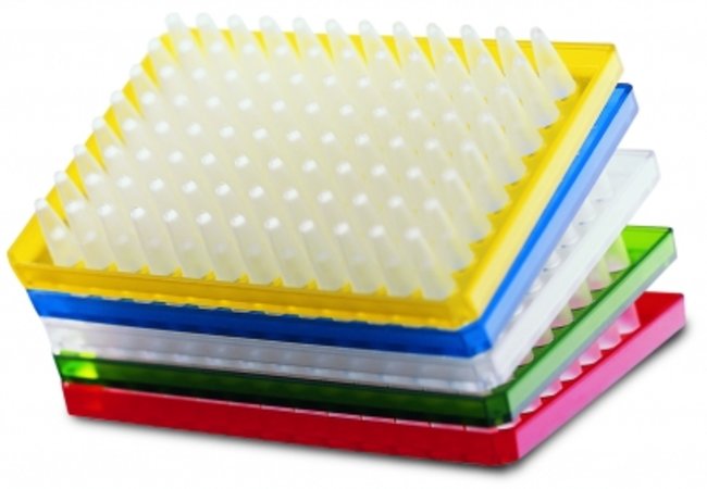 [9283669] PCR-plattor, Eppendorf Twin.tec 96, med semi-sidor, blå, 250µl