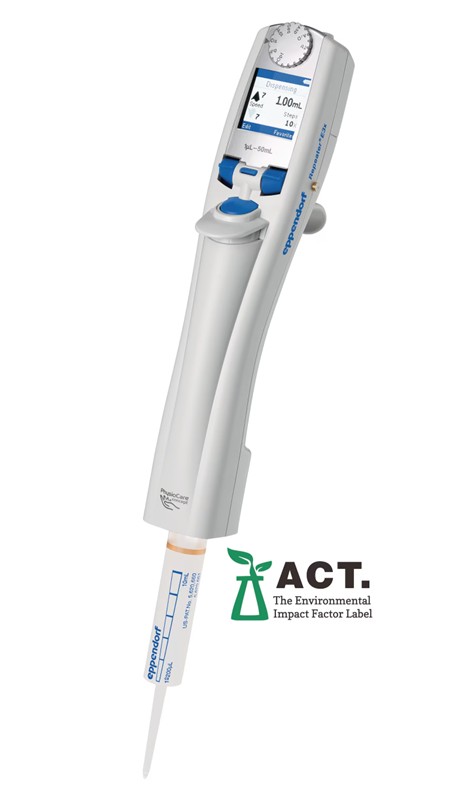 Multipette, Eppendorf E3 med laddare, 1 - 50.000 µl