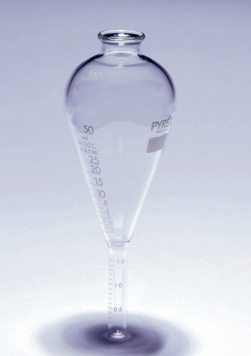 Centrifugrör Pyrex®,päronform,halsdiam.:17mm,100ml