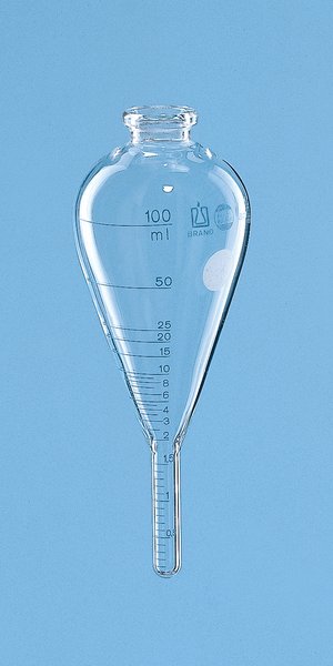 ASTM centrifugrör, 100 ml, päronformat