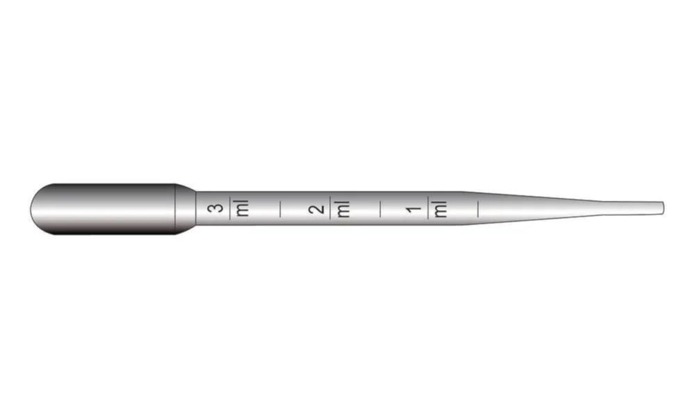 Pasteurpipetter, LLG, PE, 150 mm, 3 ml, sterila, 1000 st.
