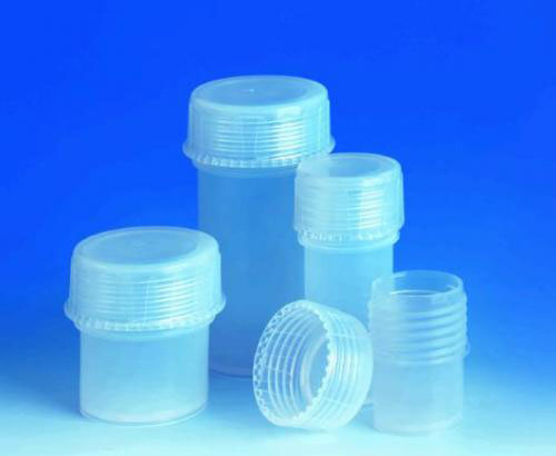Provbehållare, PFA, skruvlock, GL40, Ø54mm, 180 ml