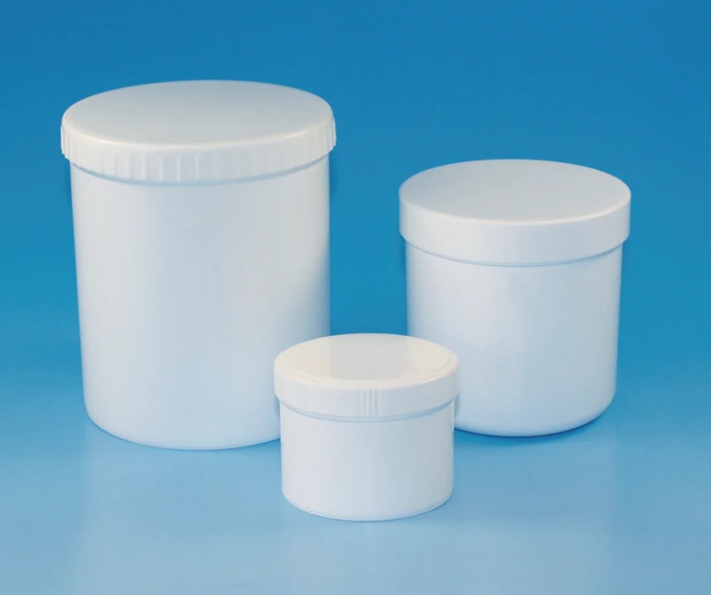 Provbehållare med skruvlock, PP, Ø119x130 mm, 1250 ml