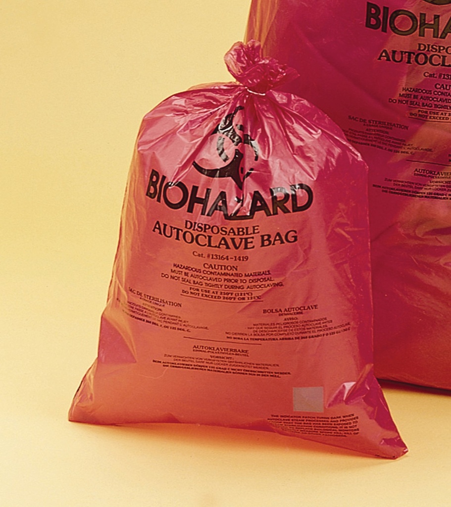 [9404013] Avfallspåsar, BEL-ART Biohazard, starka, 480x580 mm
