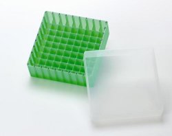 Förvaringsbox, PP, grön, till 1,5 ml vialer