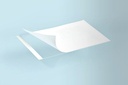 Plattfilm, självhäftande, PP, DMSO-resistent