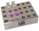 [9409017] LLG aluminium block, 24 x 1,5 ml rör