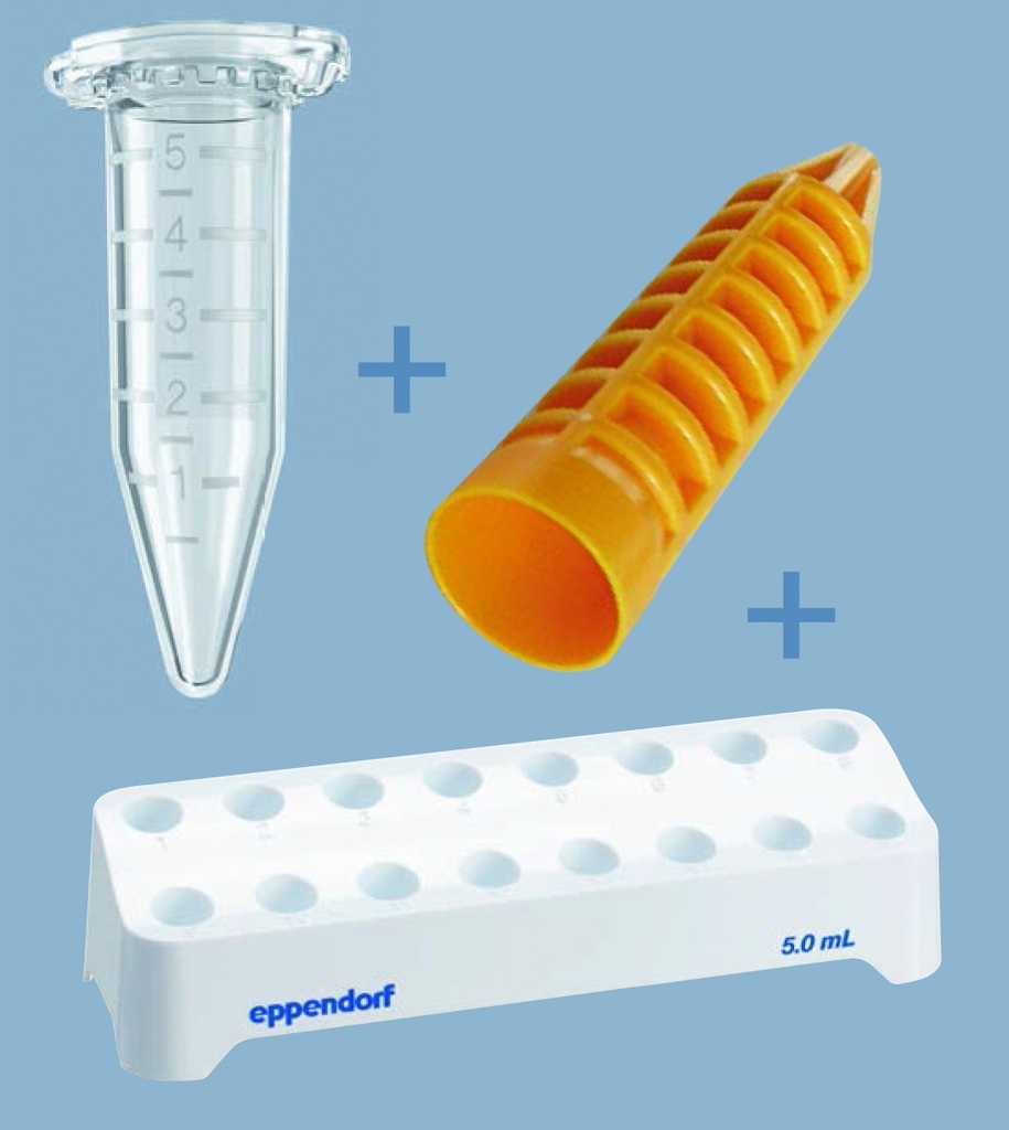 Eppendorfrör, startset, PCR clean, 5,0ml