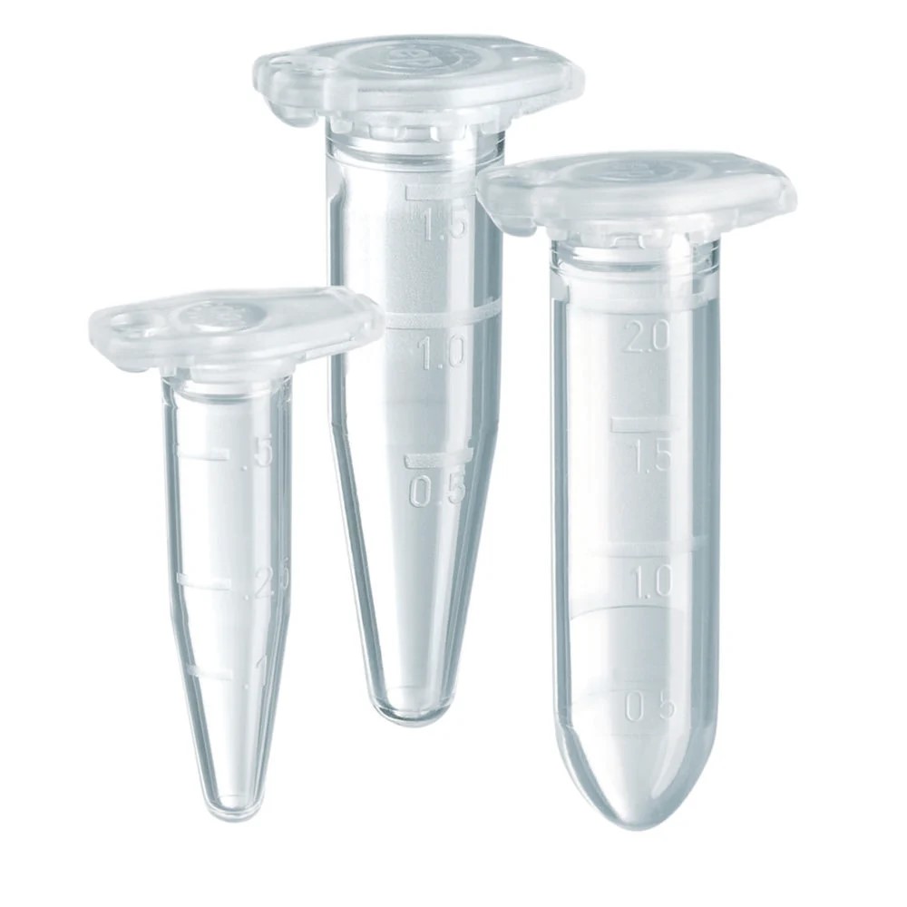 Mikrorör, Eppendorf SAFE-LOCK, klar, 0,5 ml